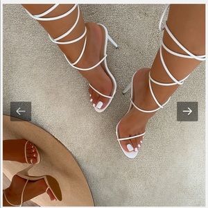 Simmi London  Strappy Snake Skin Sandals